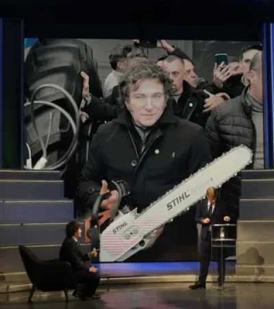 La firme motosierra utilizada por el gobierno de Milei./