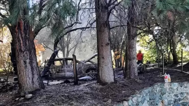 Incendio en Neuquén.