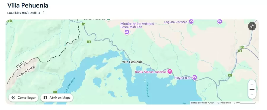 Villa Pehuenia.
