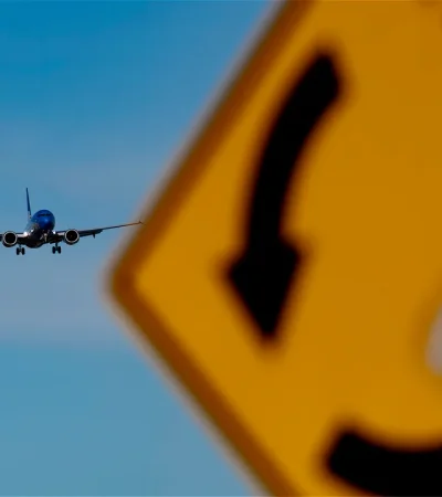 La empresa Aerolíneas Argentinas barió récords de pasajeros transportados. /