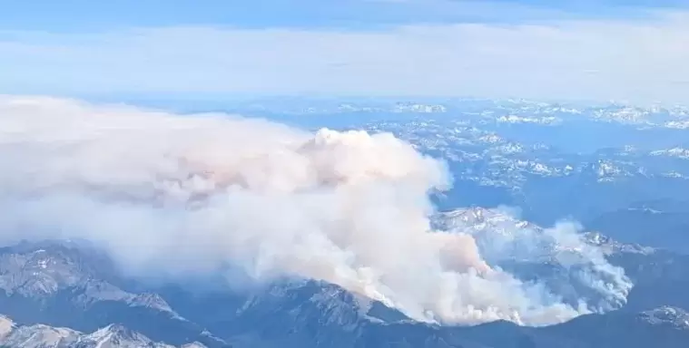 Nahuel Huapi visto desde el aire