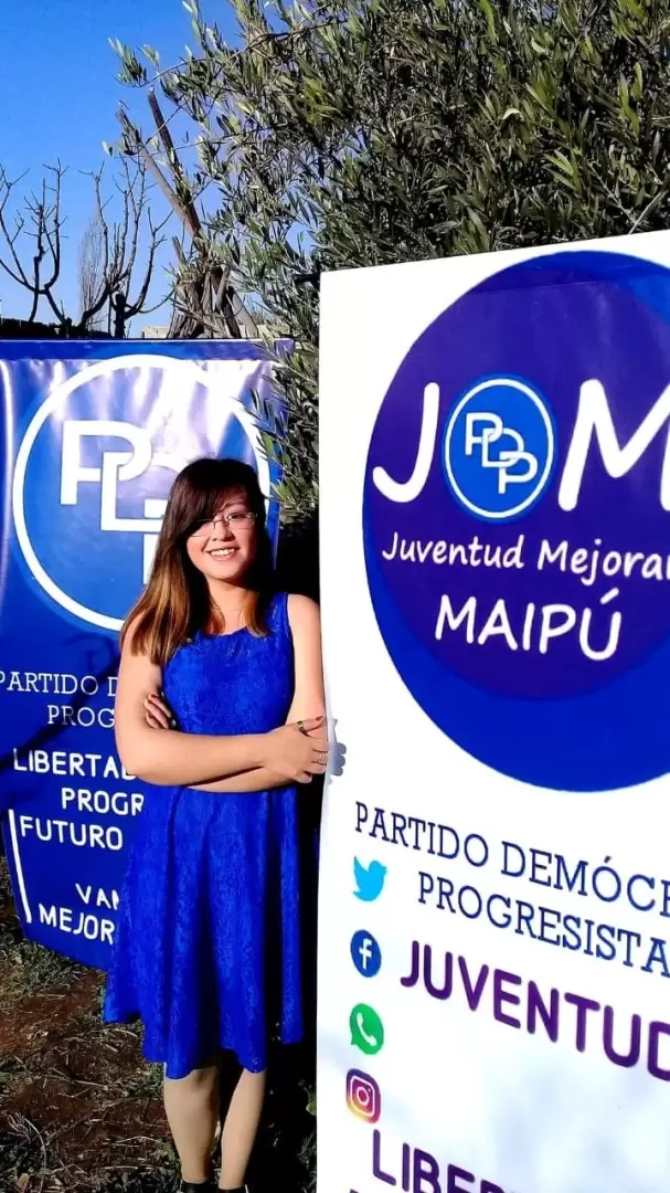 Karen Rojas, presidente de la Juventud.