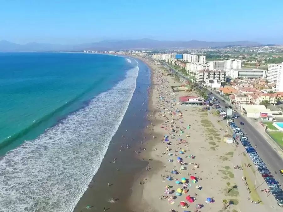 Playa de La Serena, Chile.