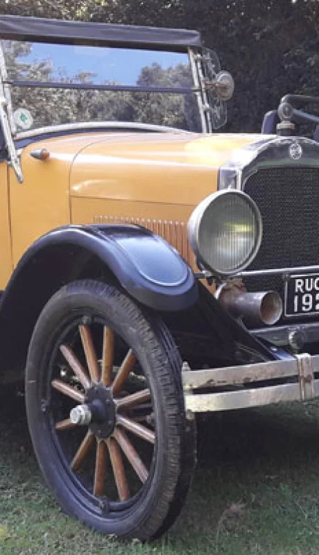 Un Rugby de 1925, coche fabricado por la Durant Motors Company, entre 1923 y 1934.