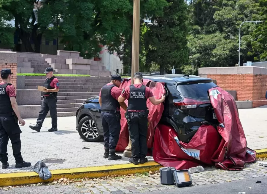 El accidente ocurrió en el cruce de la Avenida Del Libertador y Alvear,