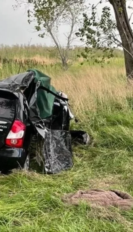 El conductor era esposo de la víctima.