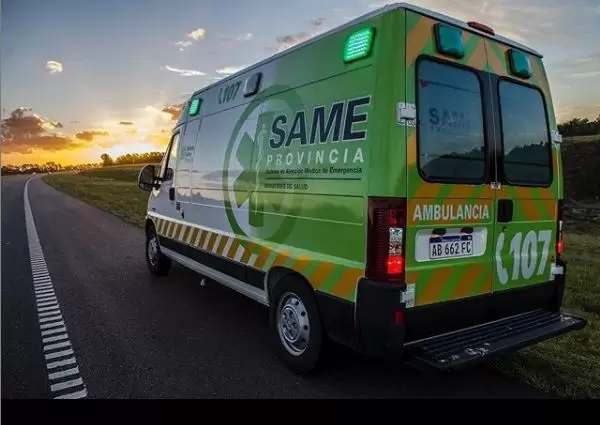 Ambulancia del SAME.