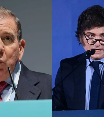 Milei reafirma enfáticamente su respaldo al opositor González Urrutia.