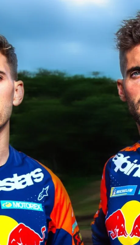 Los hermanos Benavides representando en el Dakar a Argentina.