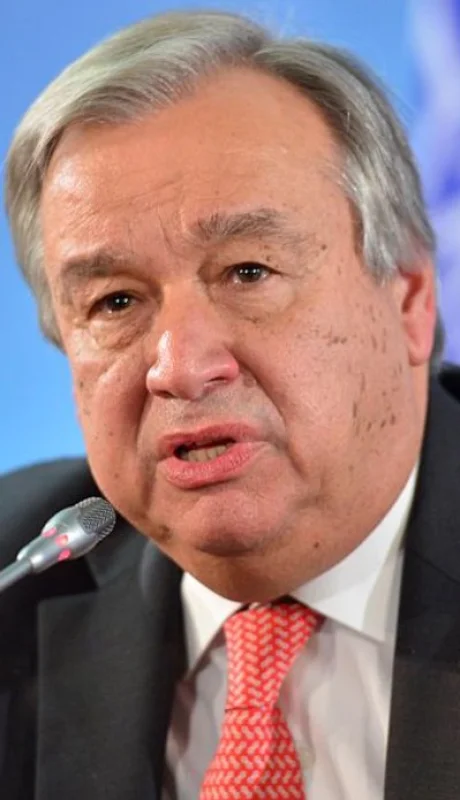 António Guterres, secretario general de las Naciones Unidas.