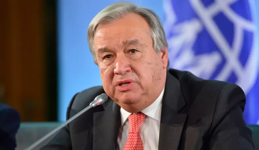 António Guterres, secretario general de las Naciones Unidas.