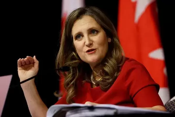 Chrystia Freeland.