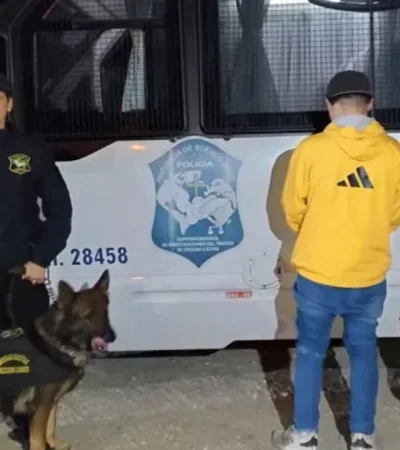 Un individuo fue detenido por querer introducir drogas en una fiesta/