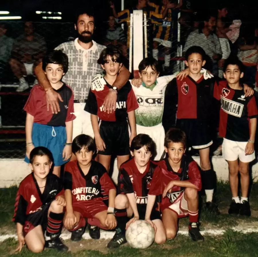 Leo Messi en su infancia ñulista