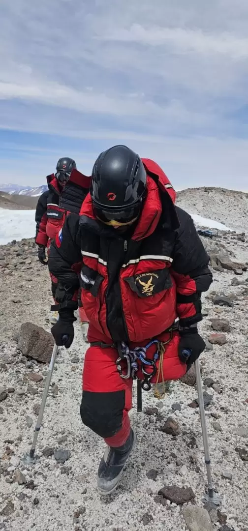 Soto Ugalde busca la cumbre del Aconcagua