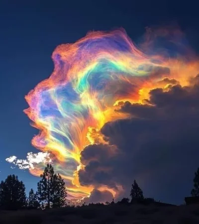 El arco iris de fuego en Tucumán/