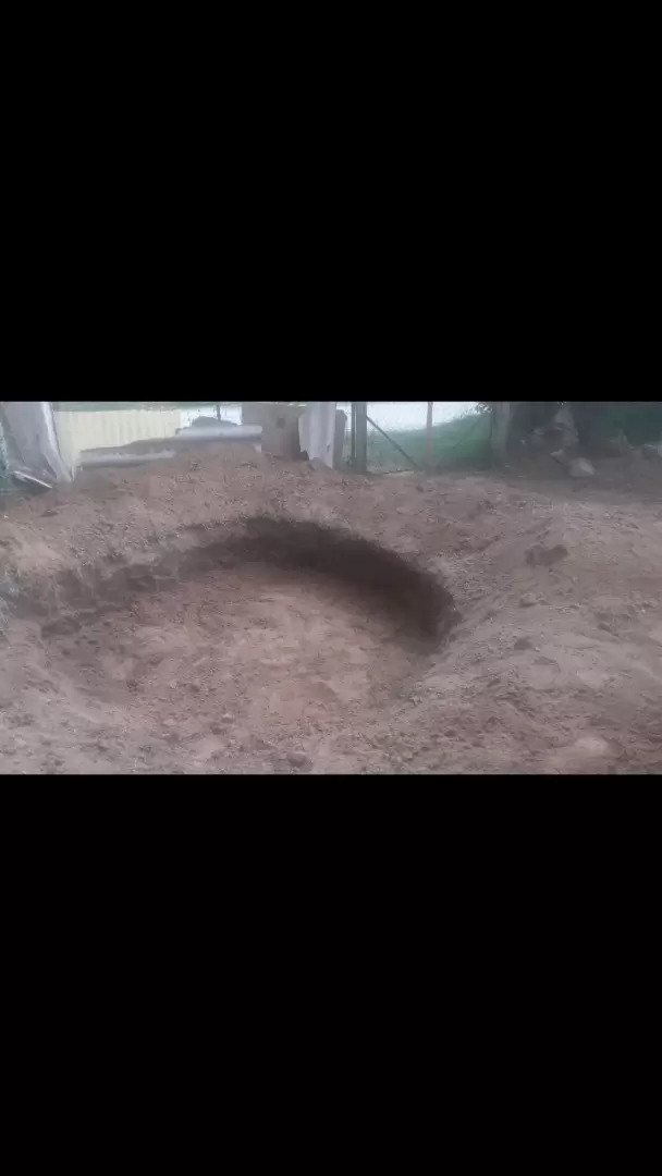 El pozo de la pileta.