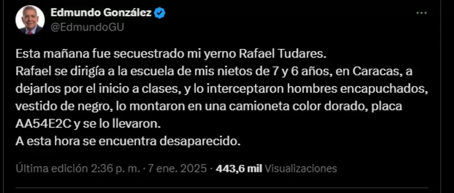 Según relató, el episodio ocurrió cuando llevaba a sus hijos a la escuela