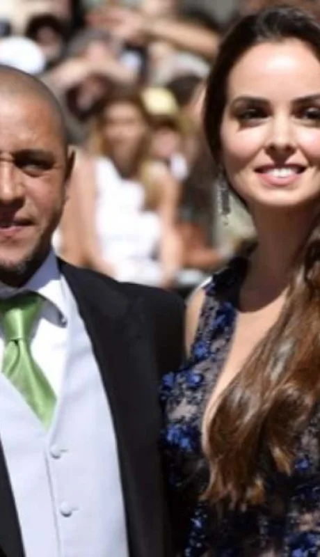 Roberto Carlos junto a su ex mujer Mariana Luccon