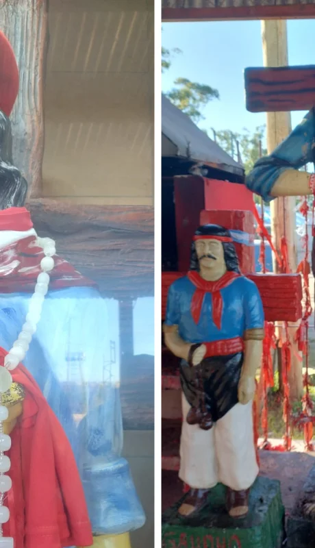 Los fieles del Gauchito Gil todos los años se congregan en la localidad correntina de Mercedes con el fin de cumplir con distintas promesas.