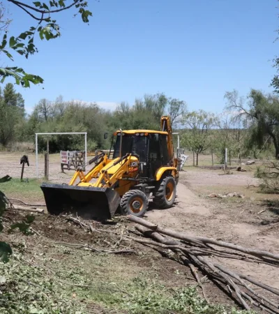 Irrigación realizó tareas especiales de descarga y regulación de caudales.