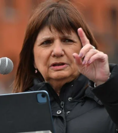 Patricia Bullrich, ministra de Seguridad de Argentina.