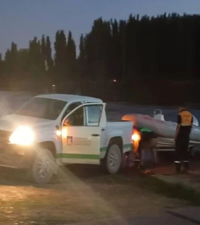 Arrastrada por la corriente: la angustiosa búsqueda de una niña en el río Limay