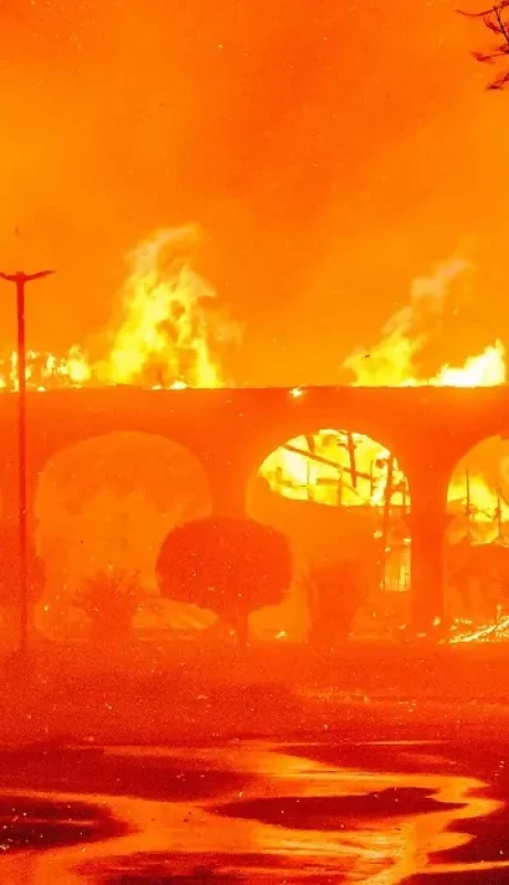 Las llamas en la localidad de Eaton Fire, dentro del frente de fuego de Los Ángeles, se saldó con varias muertes.