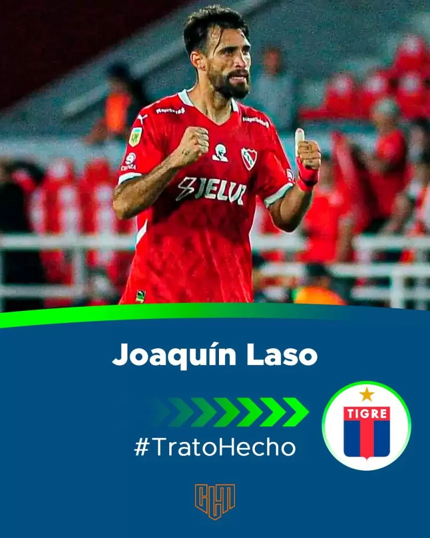 Joaquín laso fue anunciado como nuevo jugador de Tigre