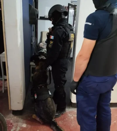 Entre los detenidos hay una mujer policía.