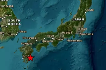 Un temblor de magnitud 6,9 sacudió el suroeste de Japón y hay alerta de tsunami