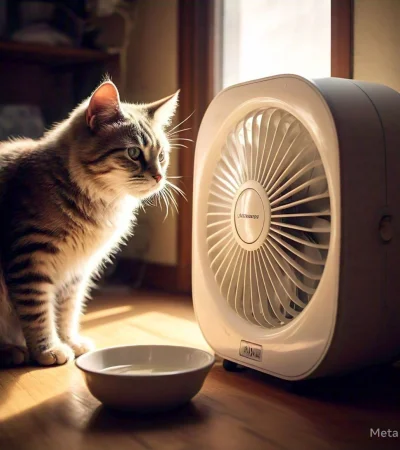 No sólo hay que mantener las mascotas hidratadas, sino también acondicionarles el ambiente.