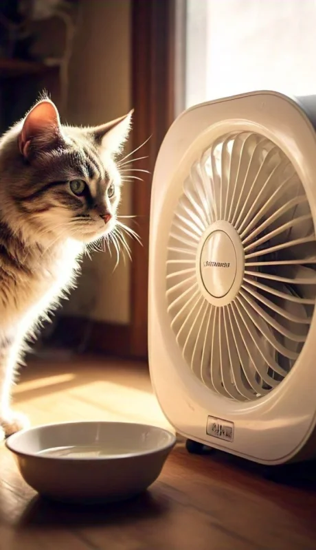 No sólo hay que mantener las mascotas hidratadas, sino también acondicionarles el ambiente.