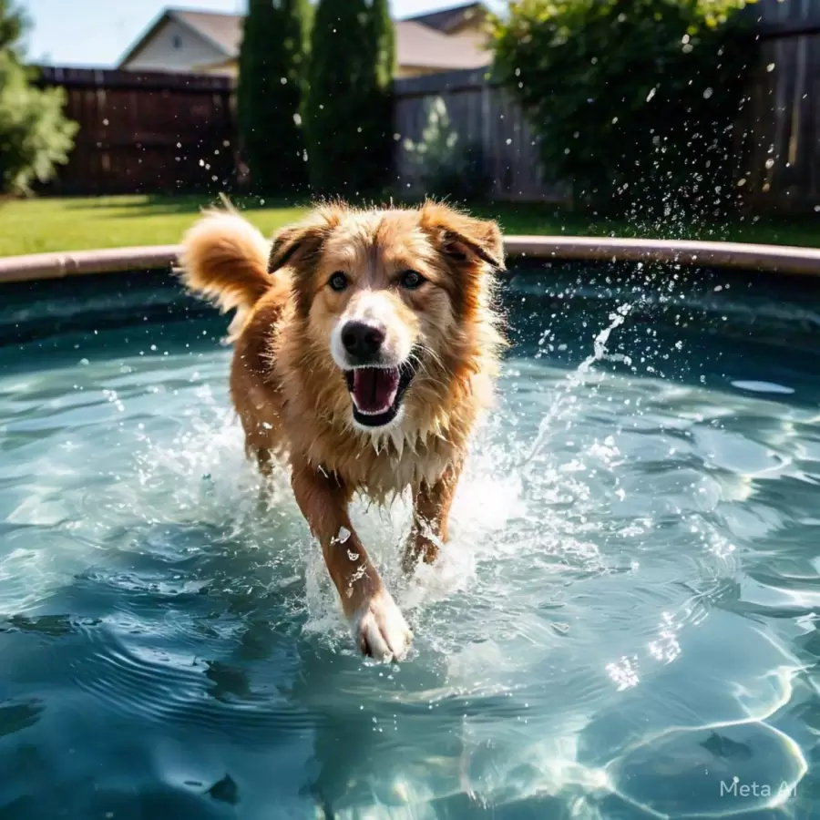 Hay productos diseñados para refrescarlos del calor, como piscinas para mascotas.