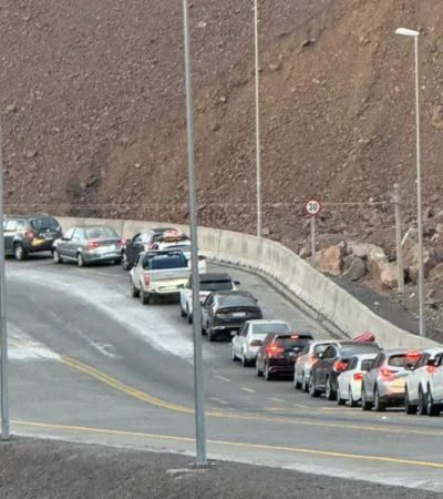 Hay demoras de más de 10 horas para pasar a Chile.