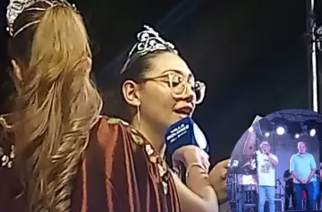 La reina nacional de la Papa desató un escándalo político en Villa Dolores