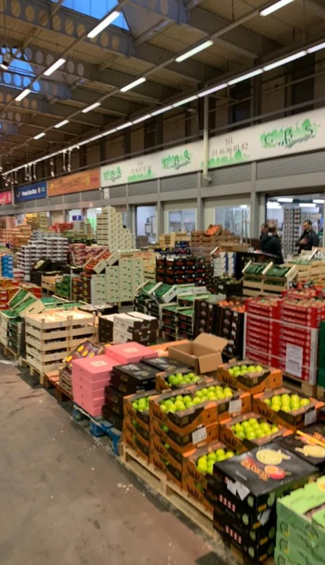 Puesto de frutas y verduras