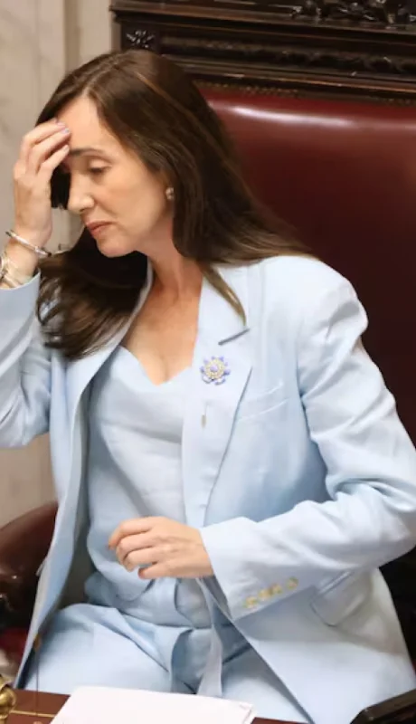 La presidenta del Senado, Victoria Villarruel. (Foto: web)