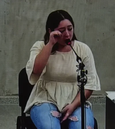 Julieta Guardia reconoció a Brenda Agüero como la enfermera que estuvo en contacto con su hijo. (Foto: redes)