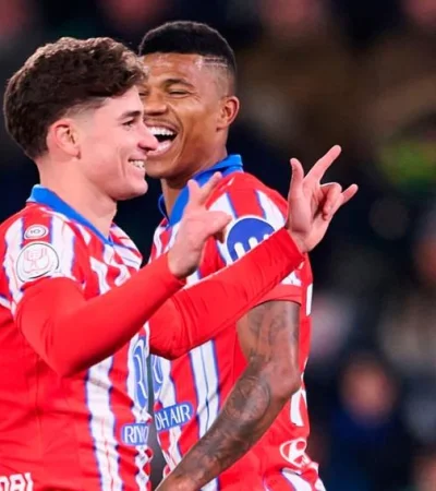 Julián Alvarez y su celebración de hombre araña