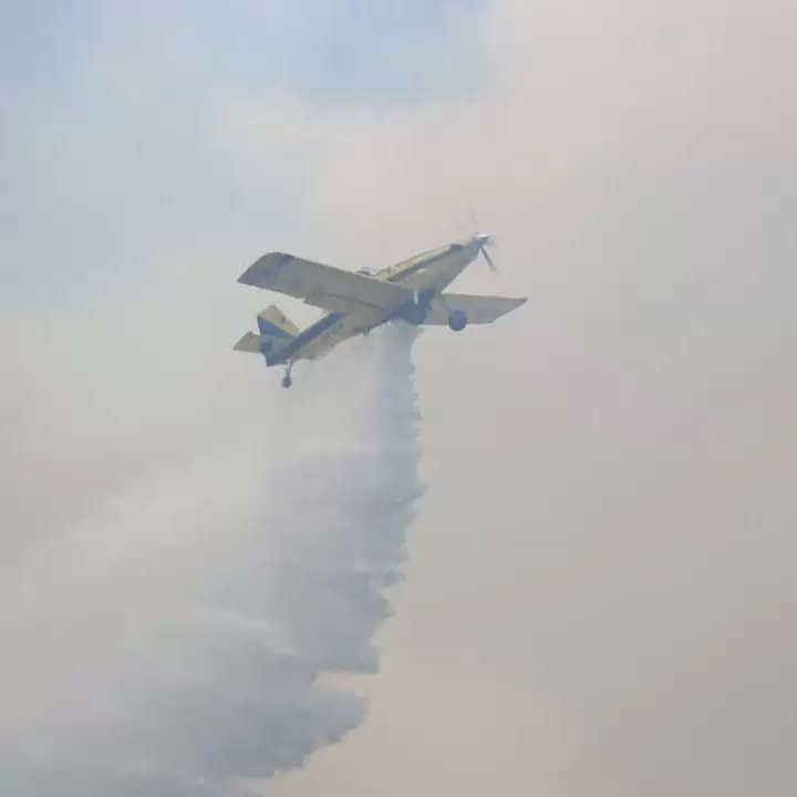 Incendio en Epuyén.