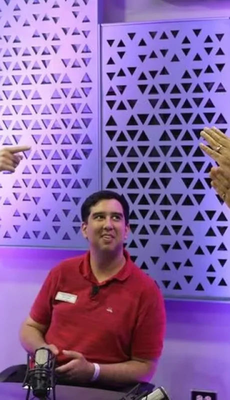 Imagen: captura de video de una entrevista de Michelo a Nicolás Maduro.