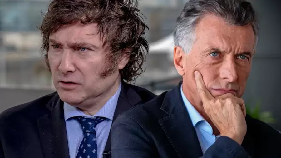El presidente Javier Milei y Mauricio Macri, titular del PRO. (Imagen: web)