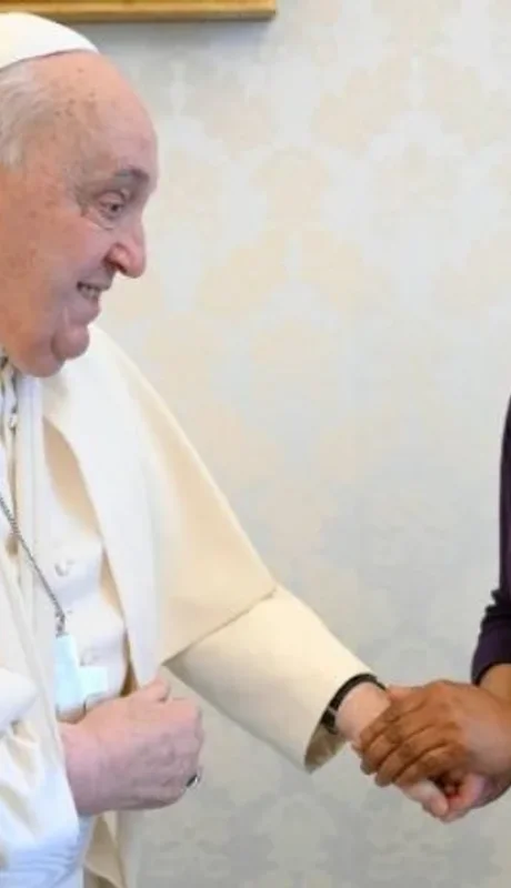 El Papa recibió al presidente del Comité Mundial de Seguridad Alimentaria. (Fotografía: Agencia NA/Vatican News)