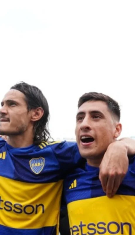 Los uruguayos Cavani y Merentiel, piezas fundamentales en Boca.