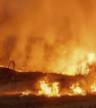 Pese a descender la fuerza de las ráfagas de fuego, la situación de los habitantes de Los Ángeles sigue siendo desesperante.