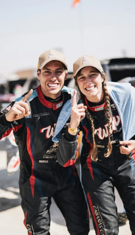 Nicolás Cavigliasso y Valentina Pertegarini.