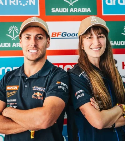 Nicolás Cavigliasso y Valentina Pertegarini.