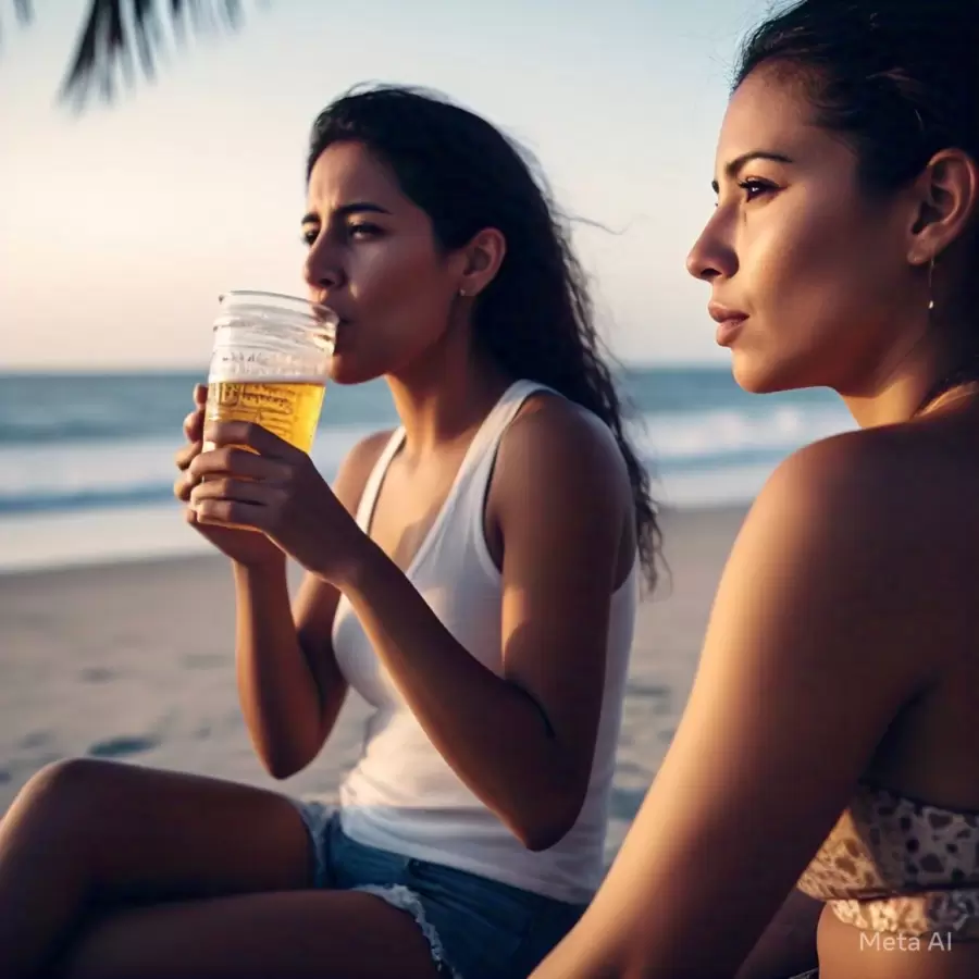 Severas multas por tomar cerveza en la playa.