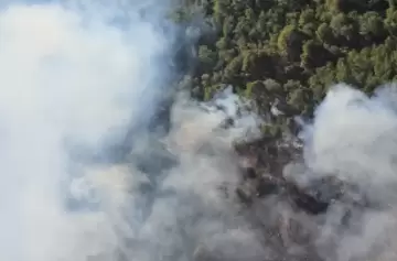 Fuego fuera de control en Bariloche: ya se consumieron más 4.400 hectáreas de bosque